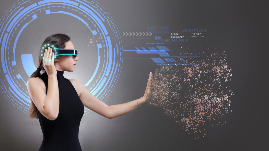 Woman looking for the future of business communications
